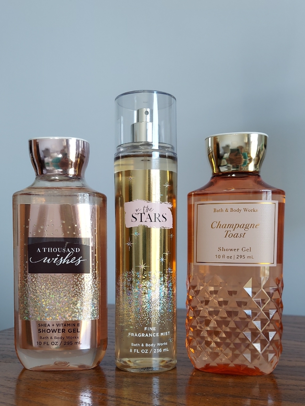 🆕 Bath & Body Works Two Shower Gels and One Mist, 3 Pc Luxurious Set, NEW